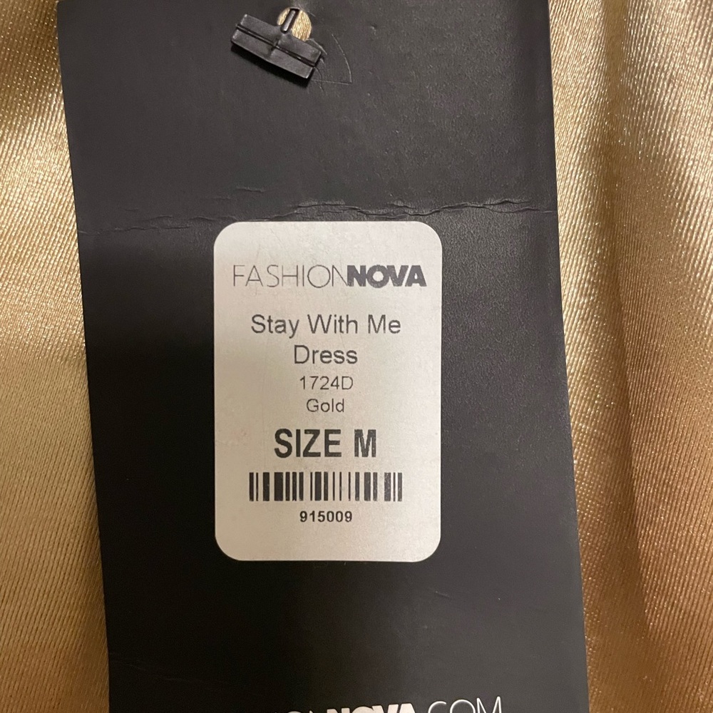 Cute Golden dress from fashion Nova Size Medium